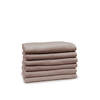 Eleganzzz Badlaken 100% Katoen 70x140cm - taupe - Set van 6