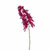 Mica Decorations Kunstbloem Orchidee tak - diep roze - 71 cm - Kunst zijdebloemen - Kunstbloemen