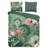 HIP Collectie Egor Flanel Dekbedovertrek Groen-Lits-jumeaux (240 x 200/220 cm)