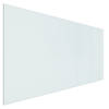 vidaXL Glasplaat openhaard rechthoekig 120x60 cm