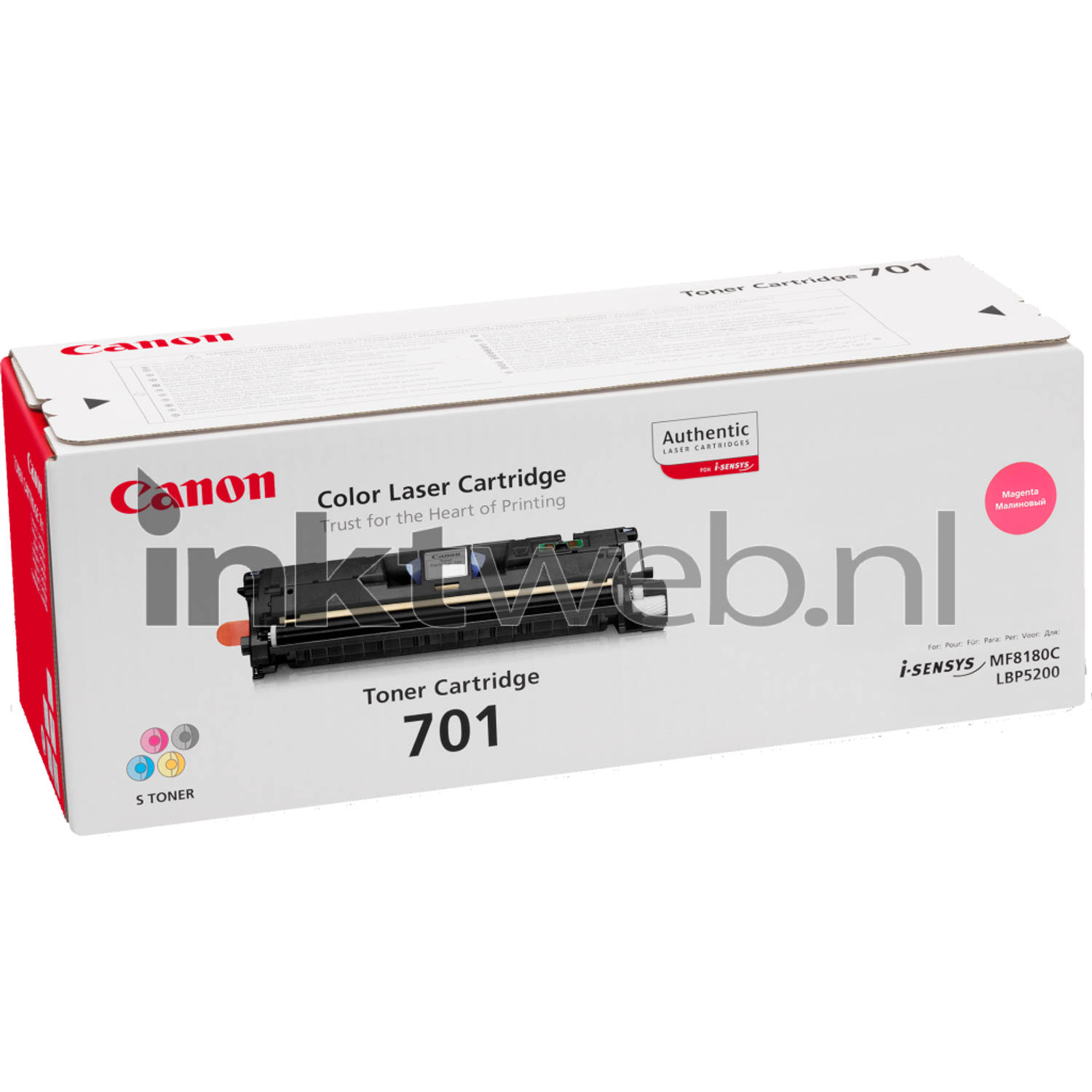Canon 701 magenta toner