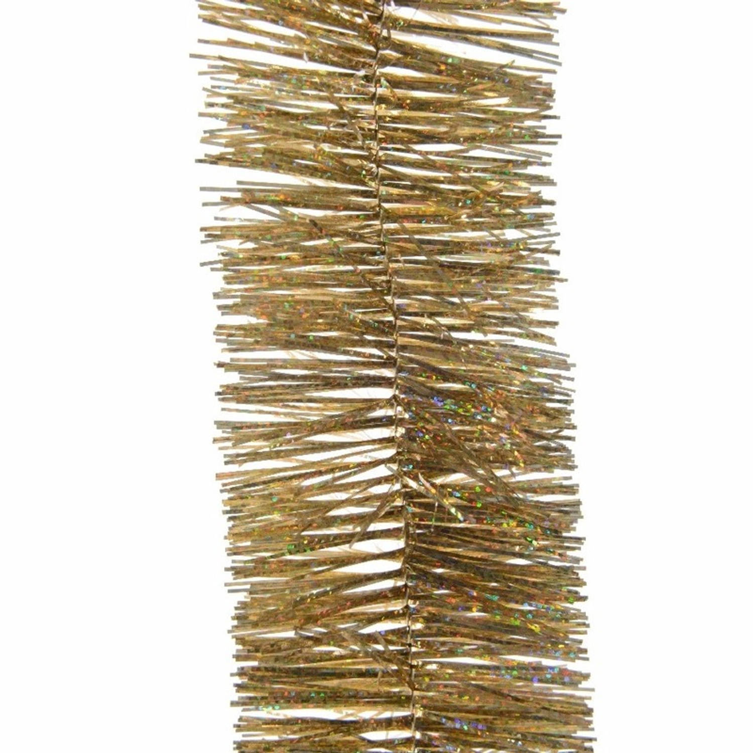 3x Gouden kerstboomslinger 270 cm - Kerstslingers