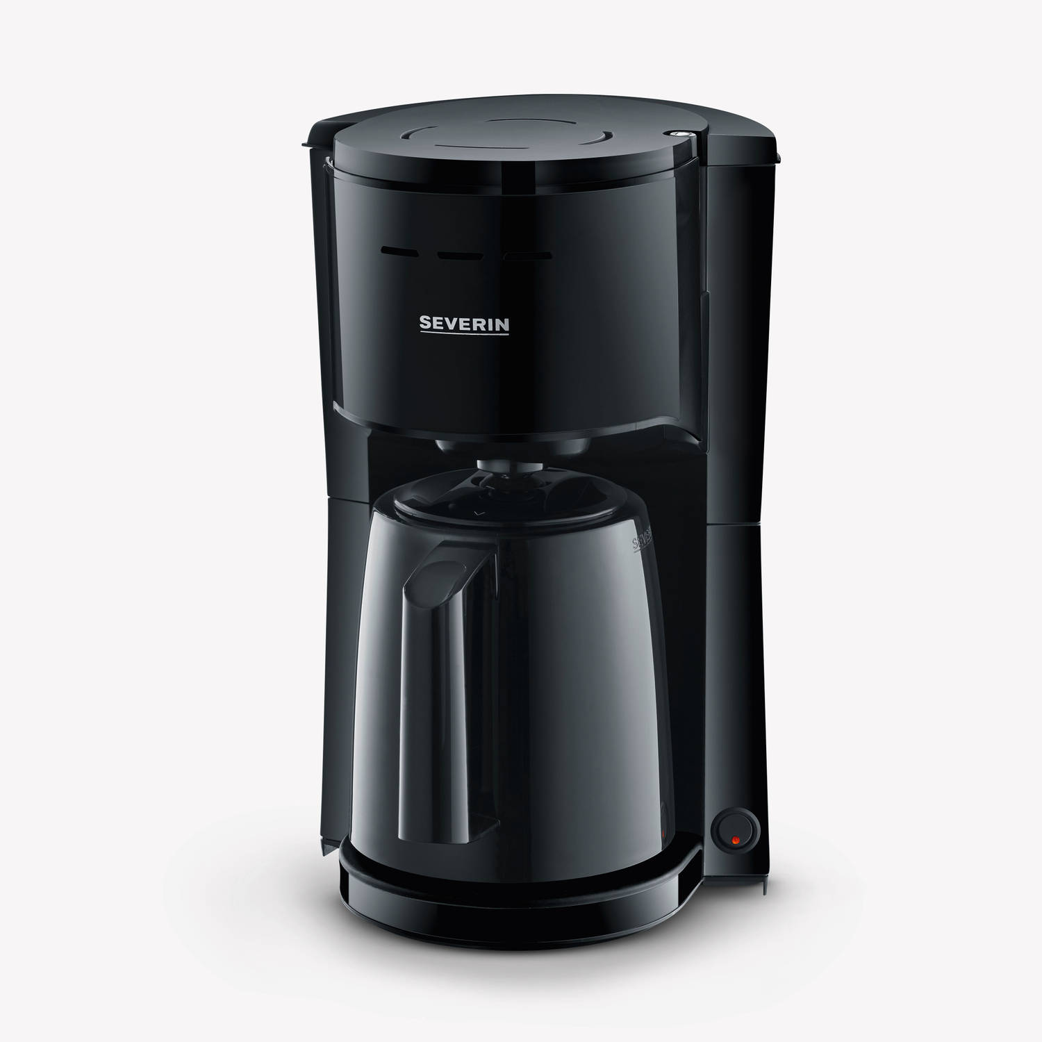 Severin KA 9306 Koffiezetapparaat Zwart Capaciteit koppen: 8 Met thermoskan, Met filterkoffie-functi