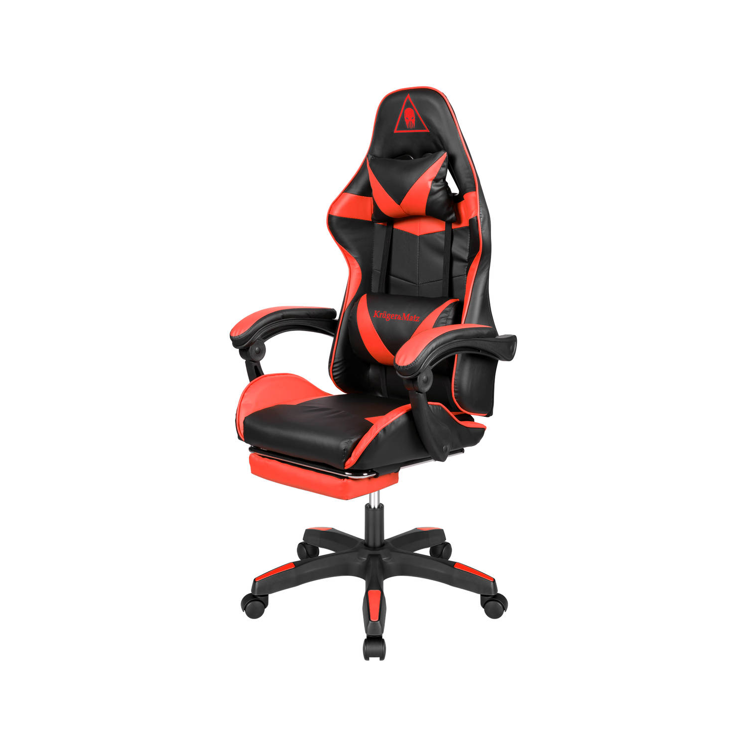 Krüger&Matz GX-150 game stoel gaming chair gamingstoel zwart-rood