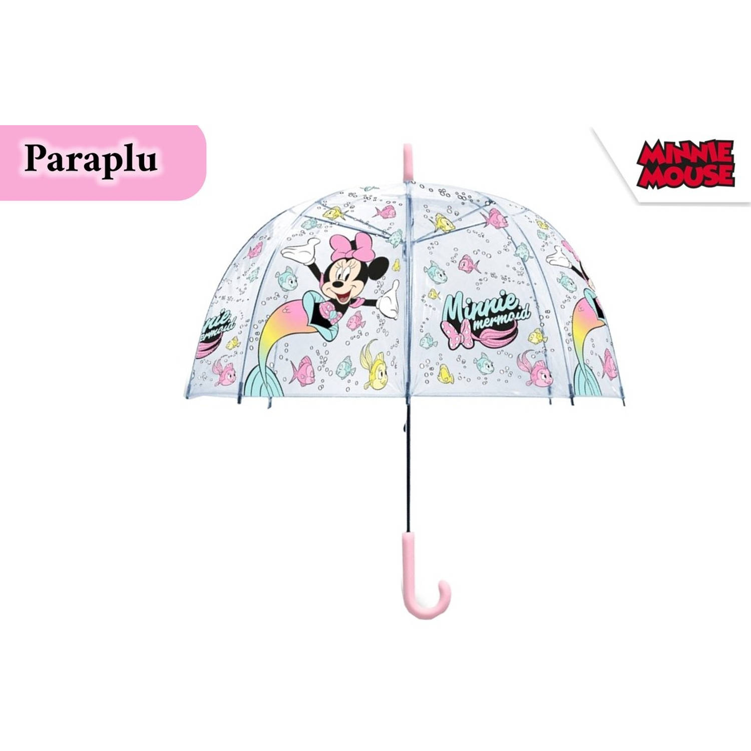 Kinderparaplu minnie mouse Disney - Kinderparaplu Marvel Kinderparaplu - Disney Kinderparaplu - Paraplu - Paraplu kopen - Paraplu kind - Paraplumerk paraplu - Transparant paraplu
