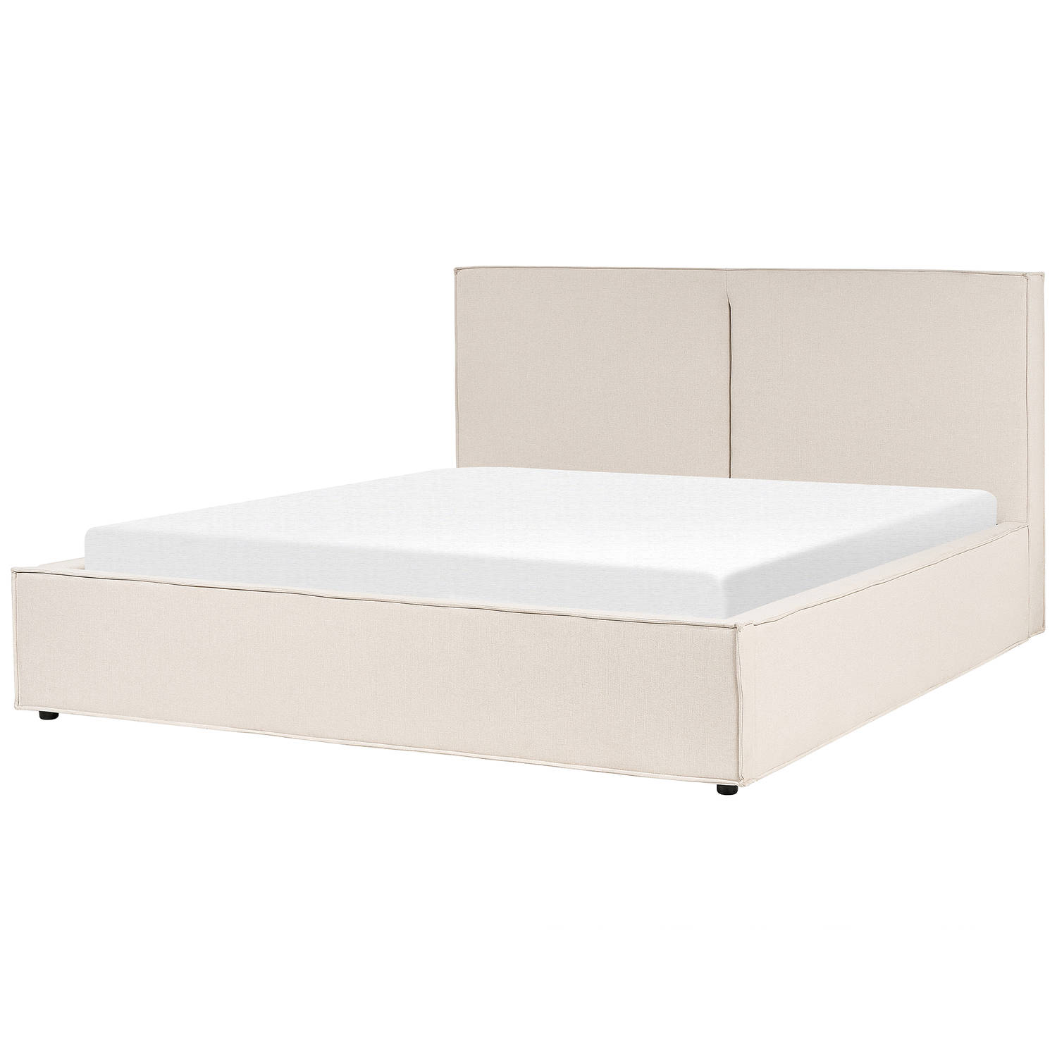 MOISSAC - Bed - Beige - 180 x 200 cm - Polyester