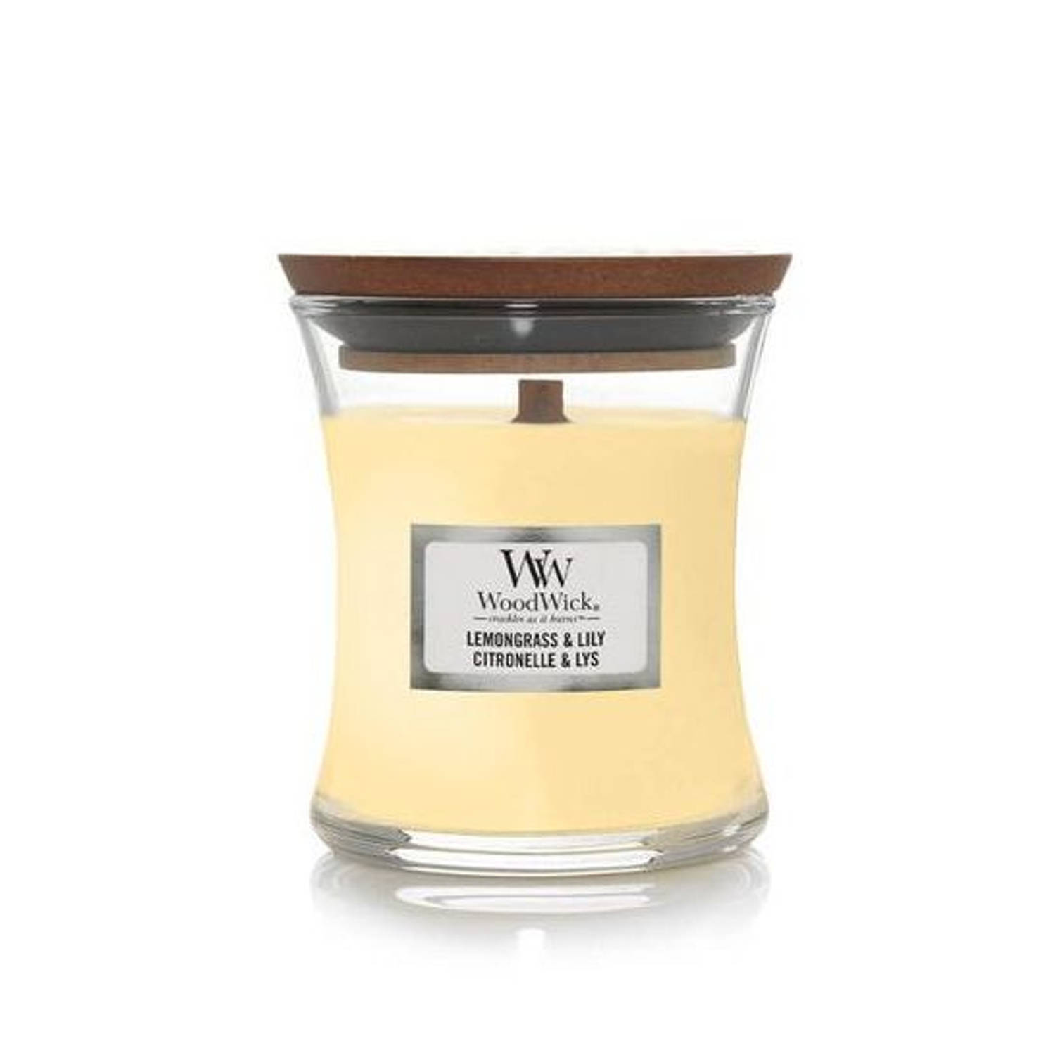 WoodWick Medium Candle Lemongrass & Lily