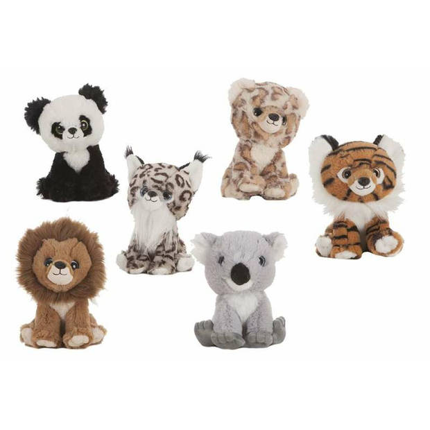 Set of plush toys 6 Onderdelen 22 cm dieren