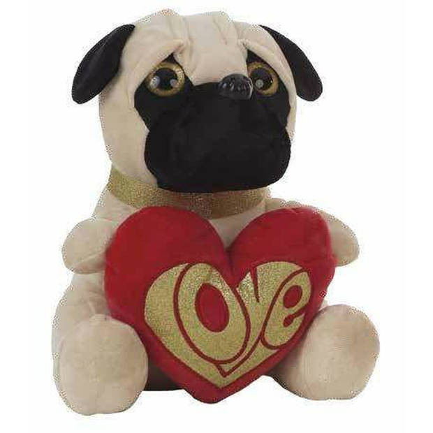 Knuffel Pug 32 cm