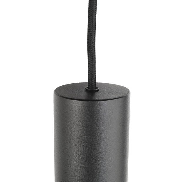 Steinhauer Hanglamp bollique L 140 cm B 25 cm 9 lichts 3798 zwart