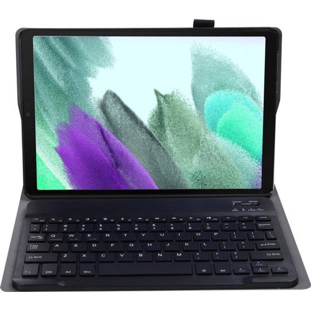 Basey Samsung Galaxy Tab A7 Lite Toetsenbord Hoes Book Case - Samsung Galaxy Tab A7 Lite Keyboard Cover Hoesje - Zwart