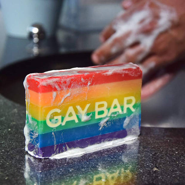 g*y Bar Soap - Kleurrijke & Frisse Zeep - Hygiëne met een Knipoog - Regenboog zeep - Original