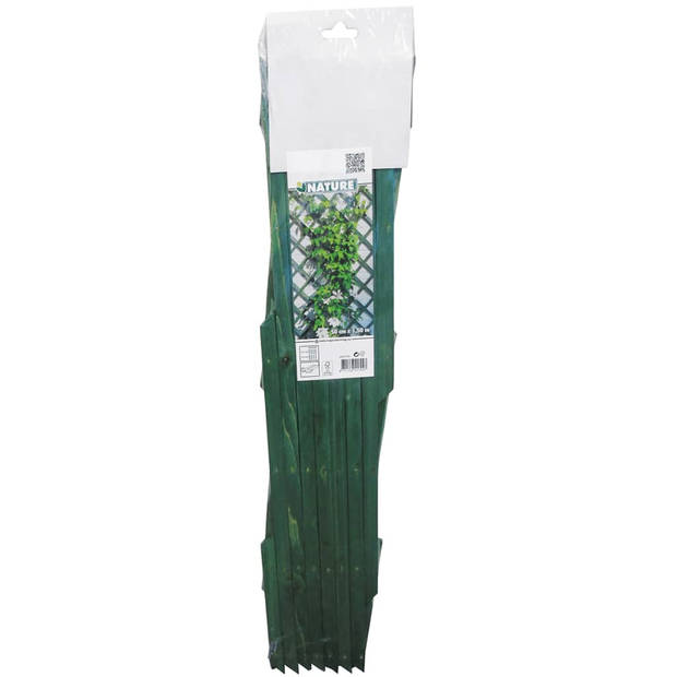 Nature - Houten klimrek groen b50h150 cm