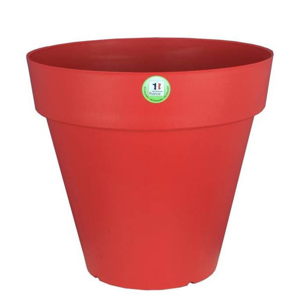 RIVIERA Soleilla bloempot - Rond - Ø 49 x 44,8 cm - Rood