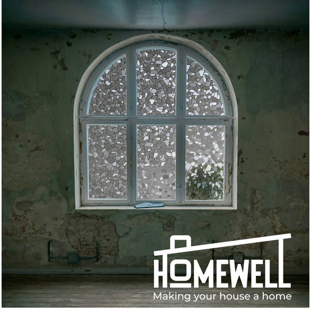 Homewell Raamfolie HR++ 45x200cm - Isolerend & Zonwerend - Anti inkijk - Statisch Splinter