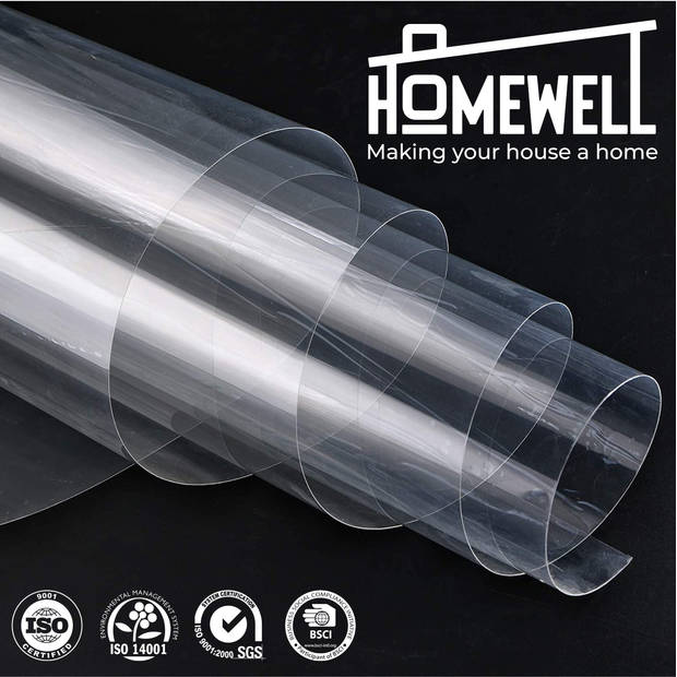 Homewell Raamfolie HR++ 60x200cm - 99% UV protectie - Statisch Zelfklevend - Isolerend - Transparant