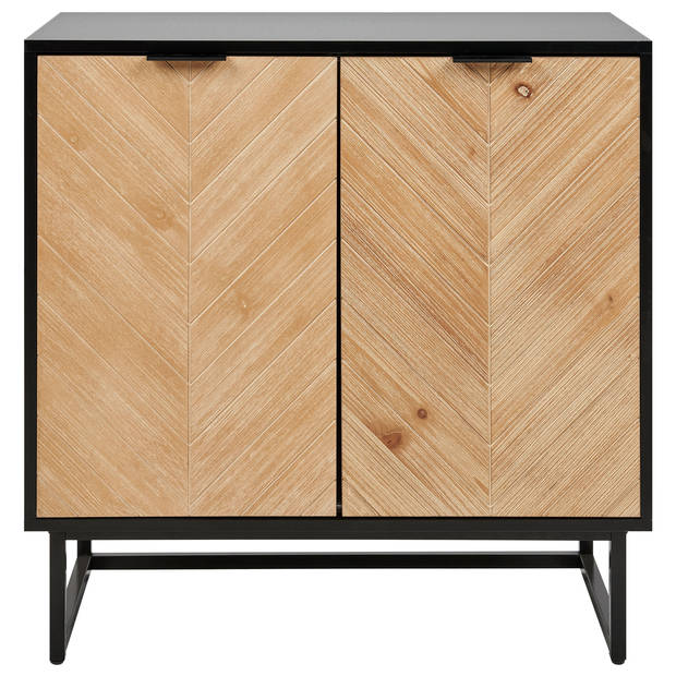 Beliani ALASKA - Sideboard-Zwart-MDF