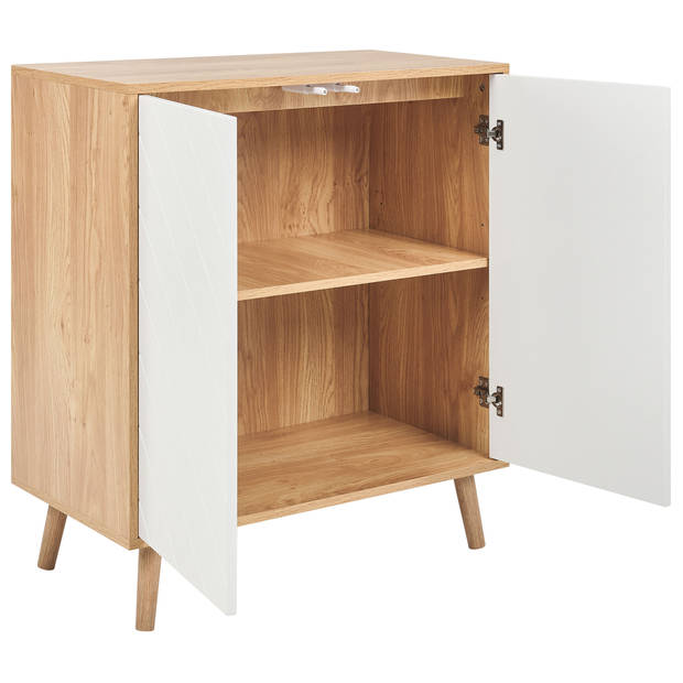 Beliani BRISTOW - Sideboard-Wit-MDF