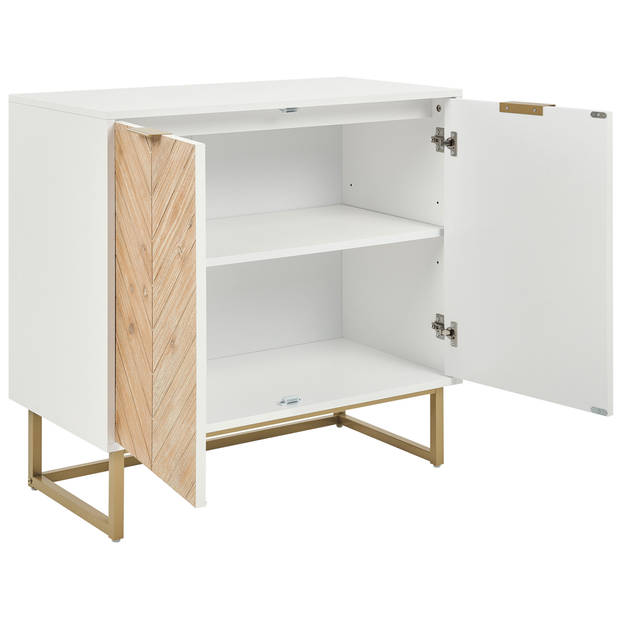 Beliani ALASKA - Sideboard-Wit-MDF