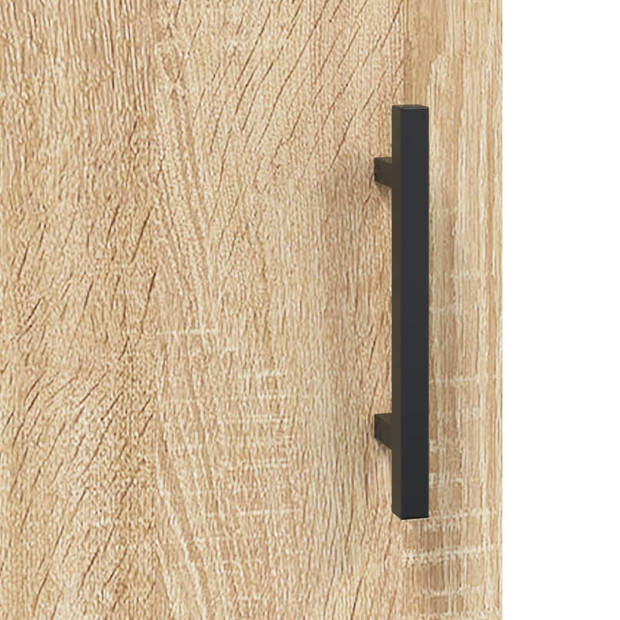 vidaXL Hoge kast 69,5x34x180 cm bewerkt hout sonoma eikenkleurig