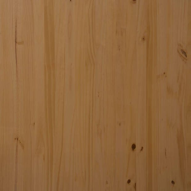 vidaXL Ladekast MOSS verrijdbaar massief grenenhout honingbruin
