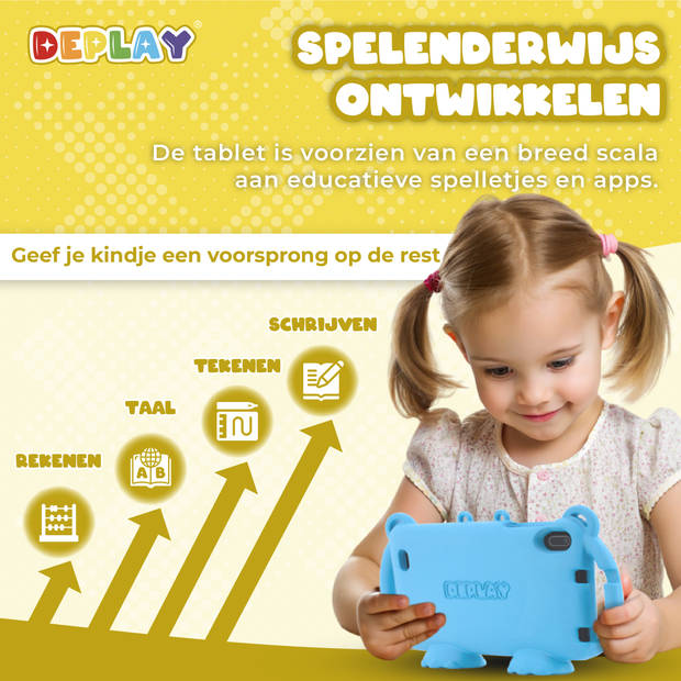 DEPLAY Kids Tablet LITE 4 (7'') - Blauw