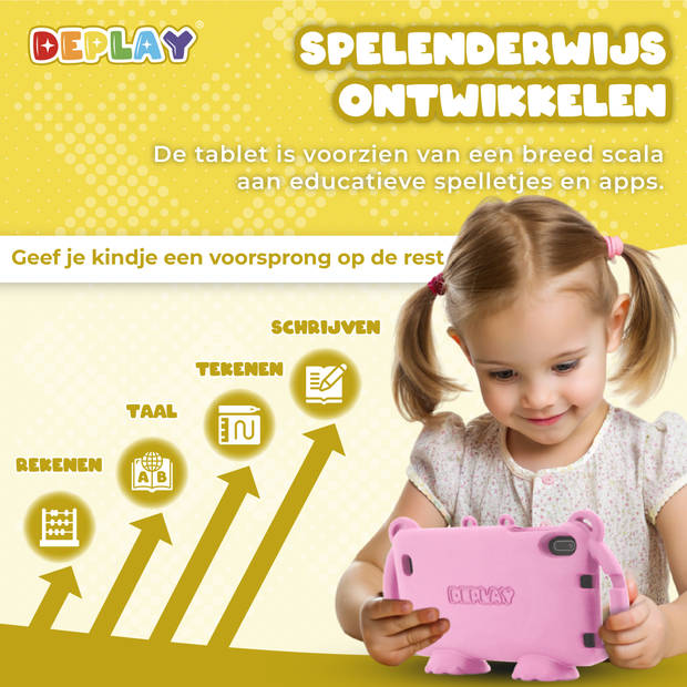 DEPLAY Kids Tablet LITE 4 (7'') - Roze