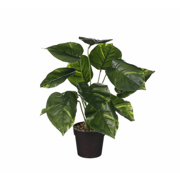 Mica Decoration Kunstplant Philodendron Groen H En D Cm Kamerplant Kunstplanten