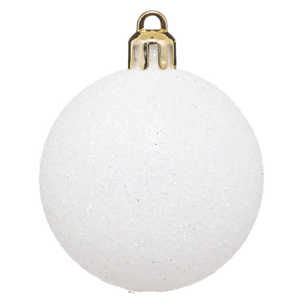 Atmosphera Kerstballen - 15st - kunststof - 5cm - Kerstbal