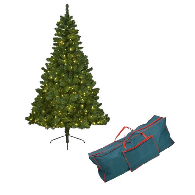 Kunst kerstboom Imperial Pine met verlichting 180 cm inclusief