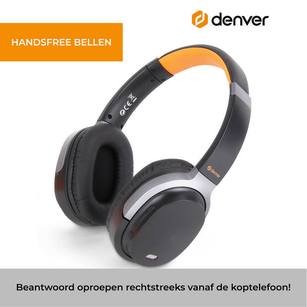 Denver Bluetooth Koptelefoon - Noise Canceling - Handsfree Bellen - BTN210