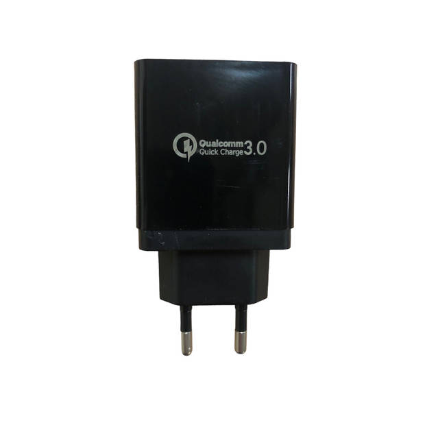 Power Tower USB quick charger 3 usb uitgangen zwart