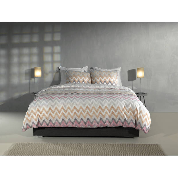 Zo Home Dekbedovertrek Katoen Flanel Lini - multi 260x200/220cm