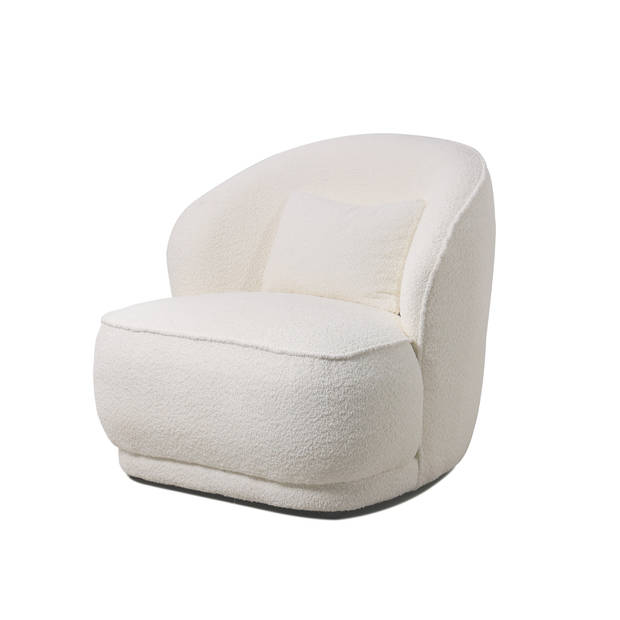 Giga Meubel - Fauteuil Bouclé - Beige - Fauteuil Marianne