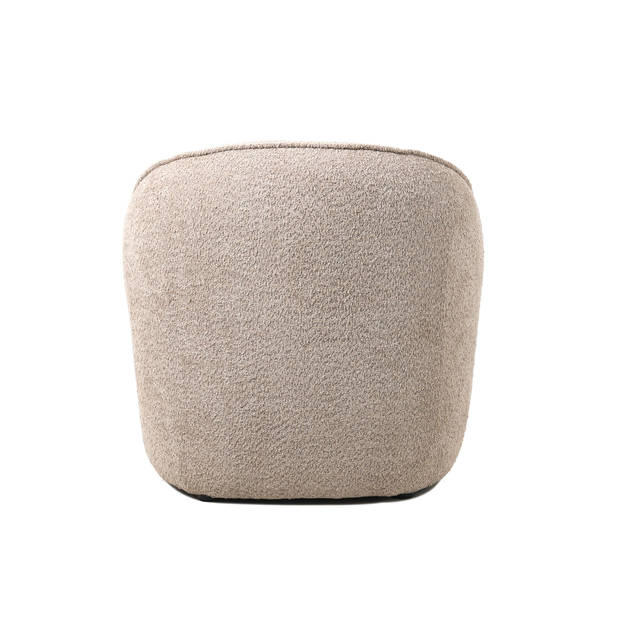 Giga Meubel - Fauteuil Bouclé - Taupe - Fauteuil Marianne