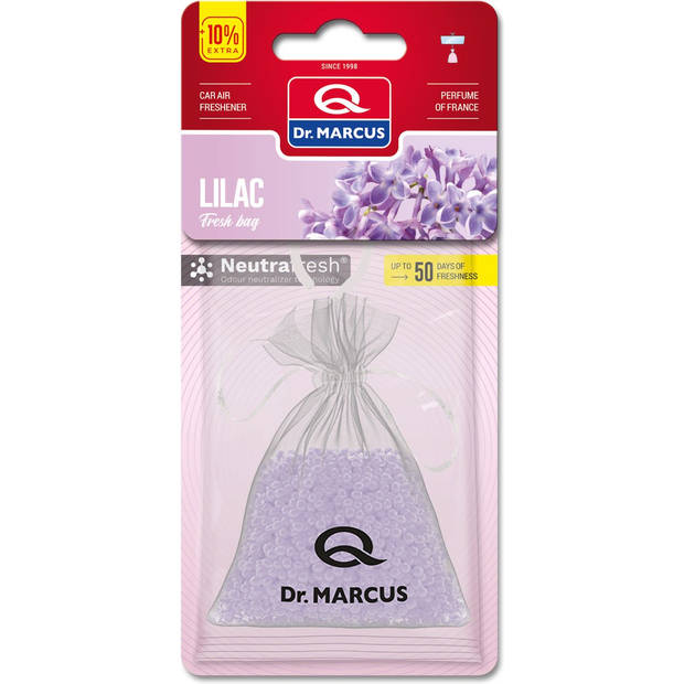 Dr. Marcus Lilac Fresh bag luchtverfrisser met neutrafresh technologie 20 Gram