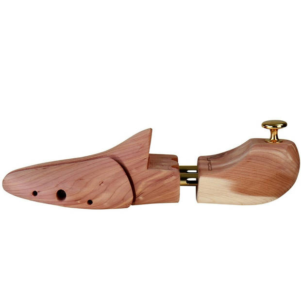 Jago- Schoenspanner van hout, maat 37-38, cederhout en aluminium, met spiraalveer - schoenenrekker, schoenvorm