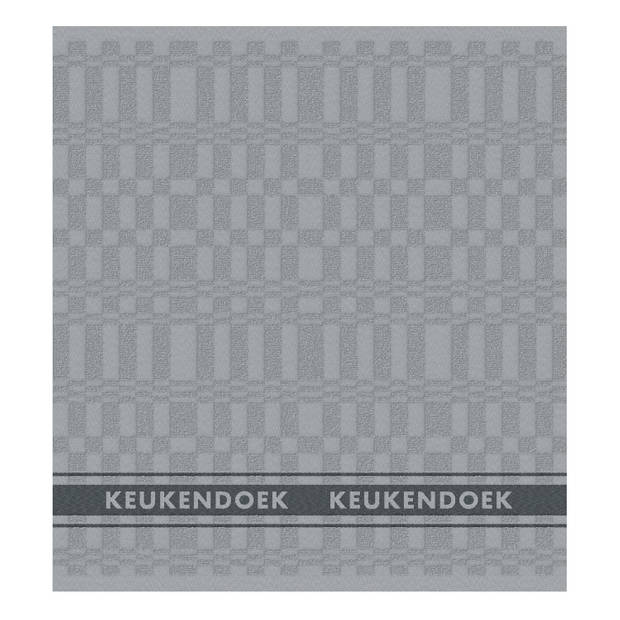 DDDDD Pelle - Keukendoek - 50x55 cm - Grey - 6 stuks