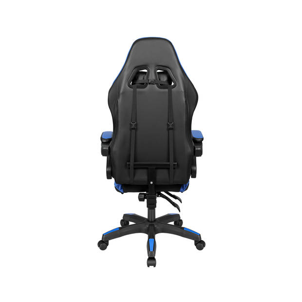 Krüger&Matz GX-150 game stoel - gaming chair - gamingstoel - zwart / blauw