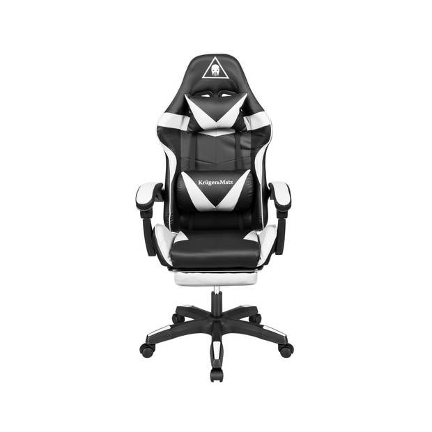 Krüger&Matz GX-150 game stoel - gaming chair - gamingstoel - zwart / wit