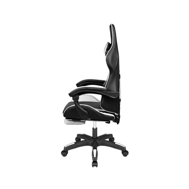 Krüger&Matz GX-150 game stoel - gaming chair - gamingstoel - zwart / wit