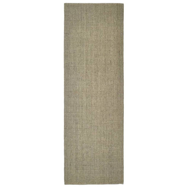 vidaXL Sisalmat voor krabpaal 66x200 cm taupe