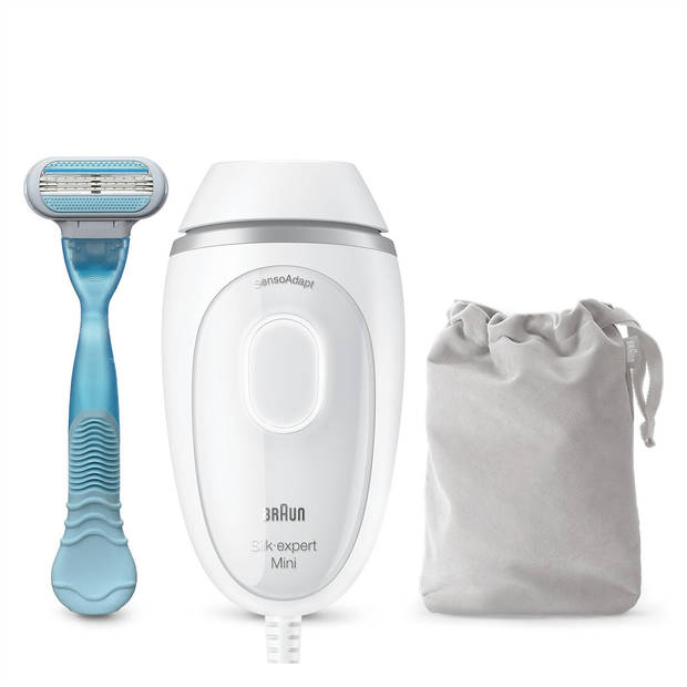 Epilator met pulserend licht en toebehoren Braun Silk-expert Mini PL1124