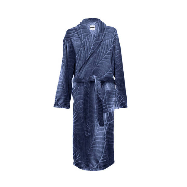 iSleep Badjas Leaf - Indigo Blauw - L