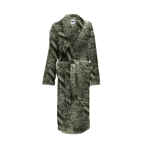 iSleep Badjas Leopardo - Olive Groen - S