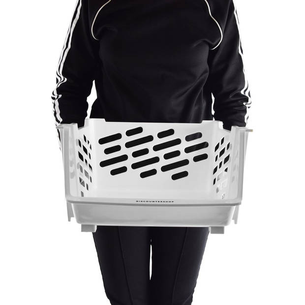 2x Vegetable basket Vegetable Basket Kitchen Basket rack Rack with Baskets White