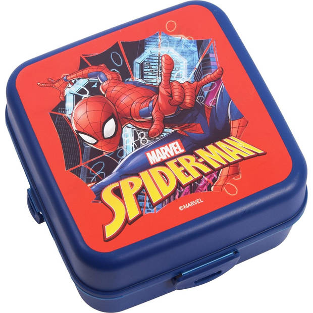 Spiderman Broodtrommel - Lunchbox voor Kinderen met 4 Compartimenten