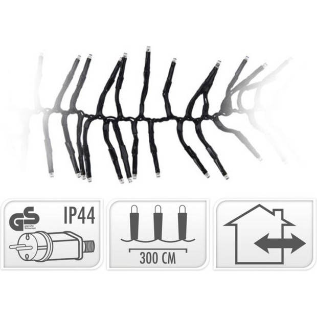 Kerstboomverlichting Micro Cluster - 3 m - 384 LED's - EXTRA WARM WIT