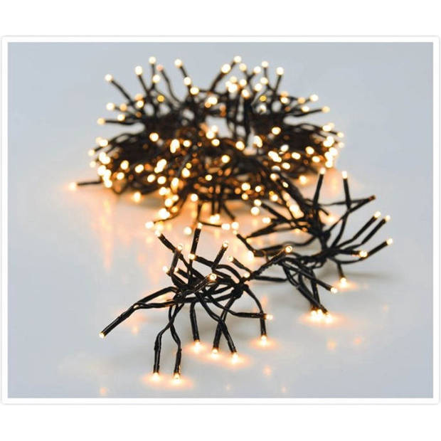 Kerstboomverlichting Micro Cluster - 3 m - 384 LED's - EXTRA WARM WIT