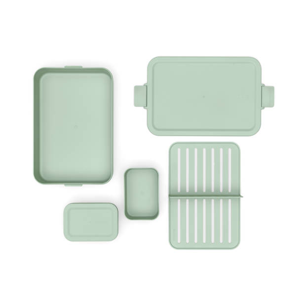 Brabantia Make & Take Bento lunchbox large, kunststof - Jade Green